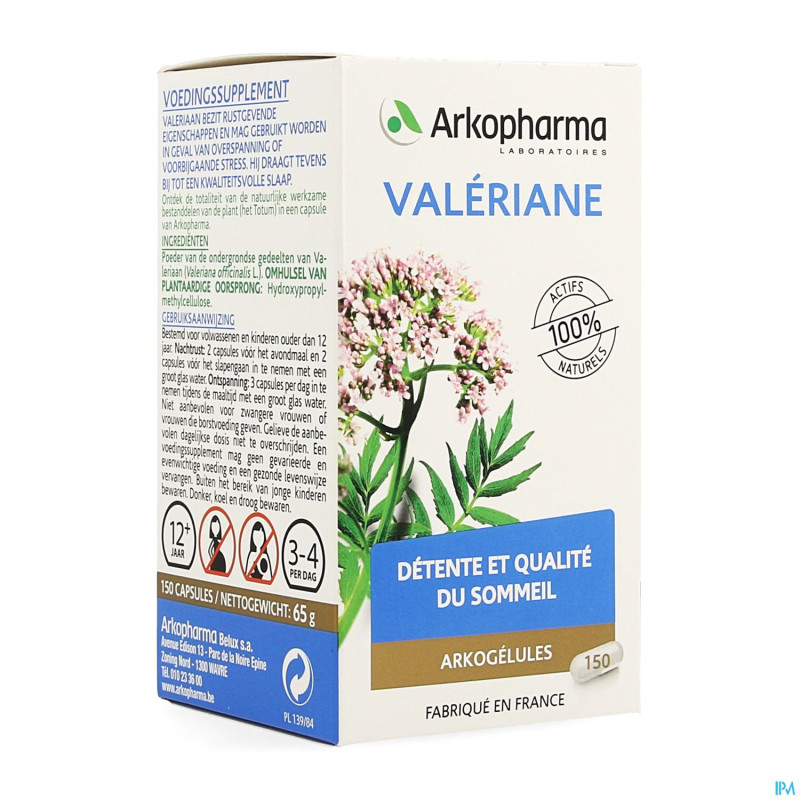 Arkogelules valeriane vegetal 150    cfr 4138095