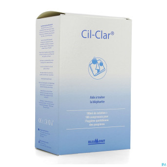 Cil-clar hygiene paupiere 100ml+cp  100