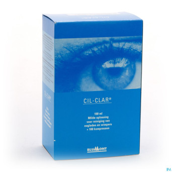 Cil-clar hygiene paupiere 100ml+cp  100