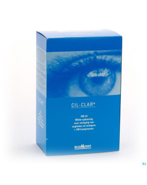 Cil-clar hygiene paupiere 100ml+cp  100