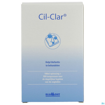 Cil-clar hygiene paupiere 100ml+cp  100
