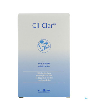 Cil-clar hygiene paupiere 100ml+cp  100