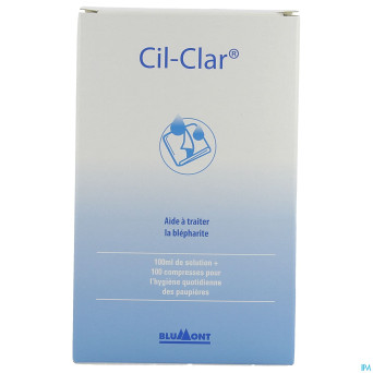 Cil-clar hygiene paupiere 100ml+cp  100