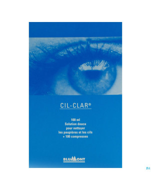 Cil-clar hygiene paupiere 100ml+cp  100