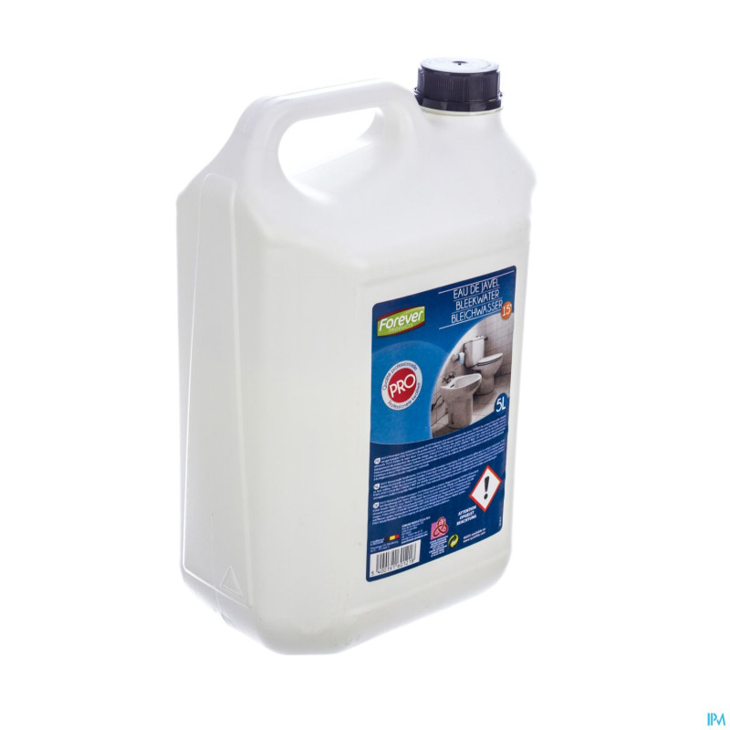 Eau de javel liq 15%    5l for