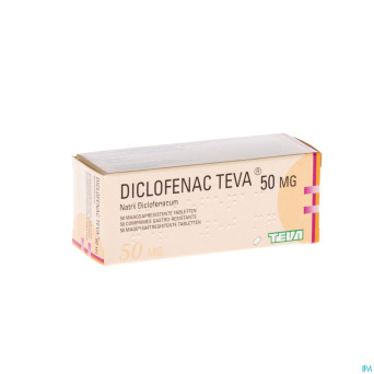 Diclofenac teva tabl  50 x  50 mg