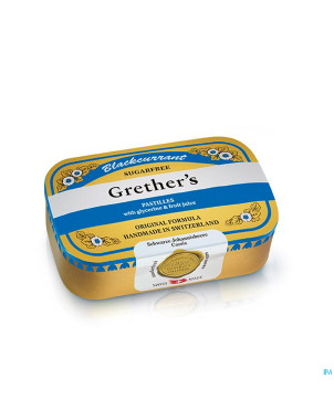 Grether's pastilles blackcurrant ss past 110g