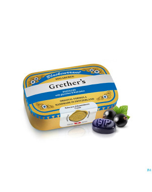 Grether's pastilles blackcurrant ss past 110g