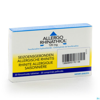 Allergo rhinathiol cfr 2969-913 allegratab