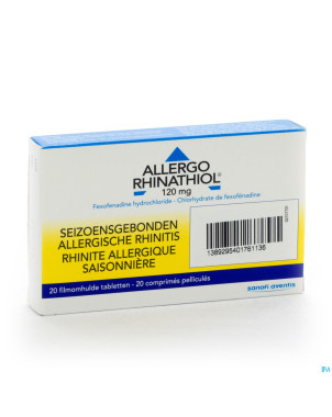 Allergo rhinathiol cfr 2969-913 allegratab