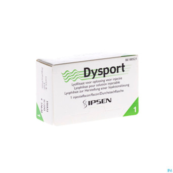 Dysport pulv lyoph sol inj 1fl 500u