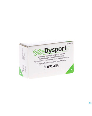 Dysport pulv lyoph sol inj 1fl 500u