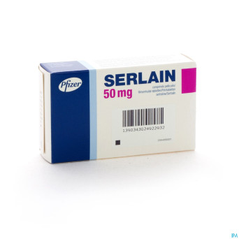 Serlain 50mg comp pell 30