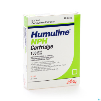 Humuline nph   cartr. 5x300 iu/3ml