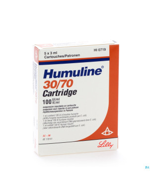 Humuline 30/70 cartr. 5x300 iu/3ml