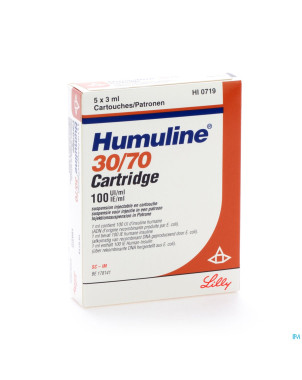 Humuline 30/70 cartr. 5x300 iu/3ml