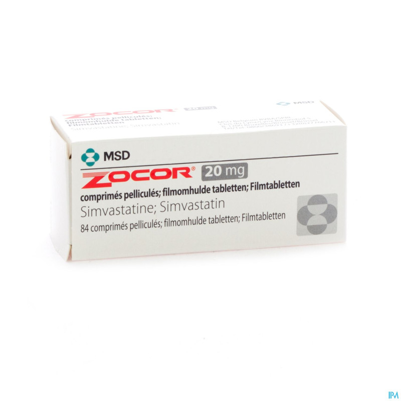 Zocor tabl  84 x 20 mg