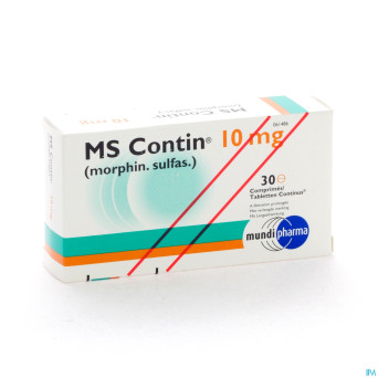 Ms contin comp 30x 10mg