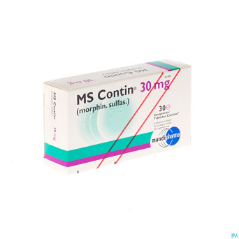 Ms contin comp 30x 30mg