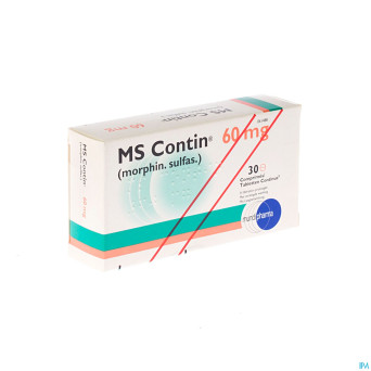 Ms contin comp 30x 60mg