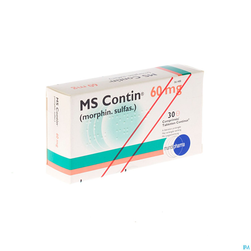 Ms contin comp 30x 60mg