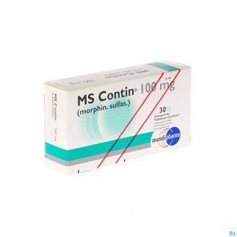 Ms contin comp 30x100mg