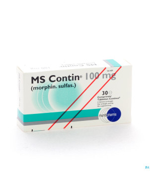 Ms contin comp 30x100mg