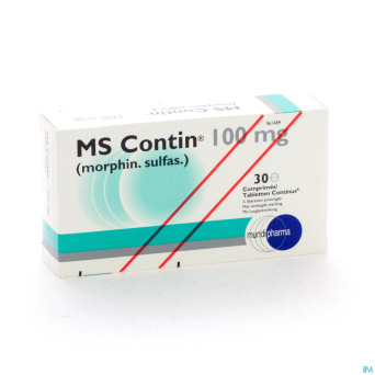 Ms contin comp 30x100mg