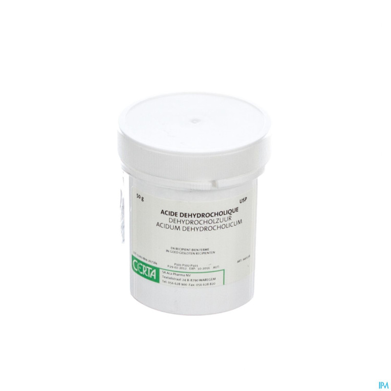 Acide dehydrocholique lourd    50g aca