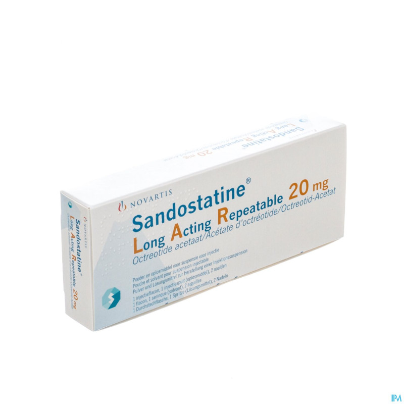 Sandostatine lar 1fl 20mg