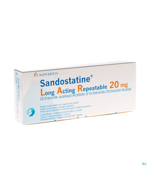 Sandostatine lar 1fl 20mg