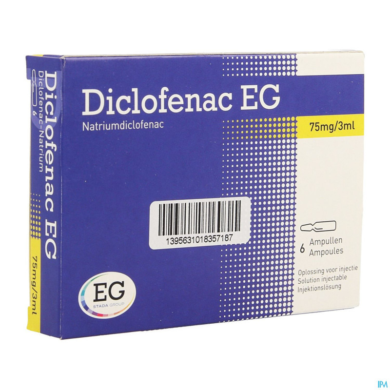 Diclofenac eg amp im 6x75mg
