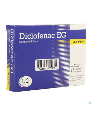 Diclofenac eg amp im 6x75mg