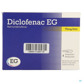 Diclofenac eg amp im 6x75mg