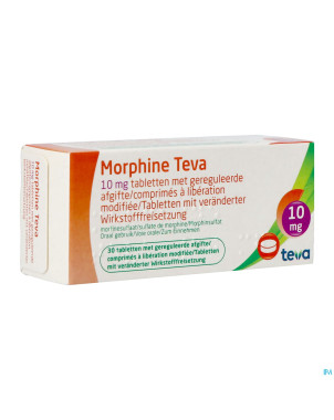 Morphine teva  10 comp 30x 10mg