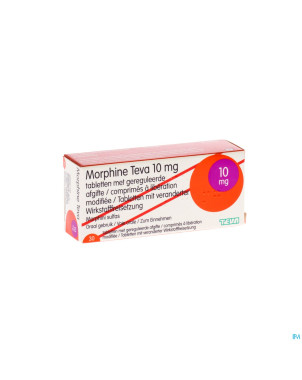 Morphine teva  10 comp 30x 10mg