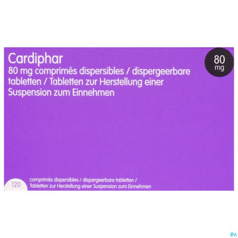 Cardiphar 80 tabl 120x80mg