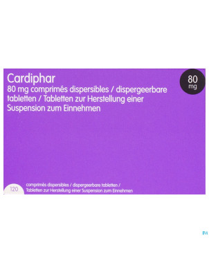 Cardiphar 80 tabl 120x80mg