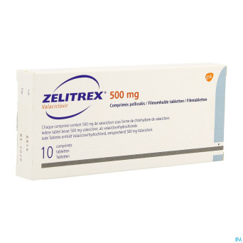 Zelitrex 500 tabl  10x500mg