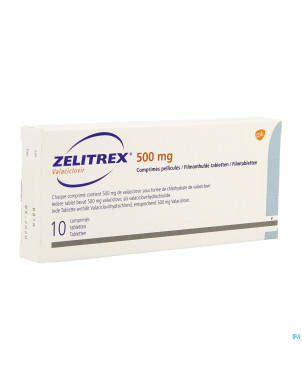 Zelitrex 500 tabl  10x500mg
