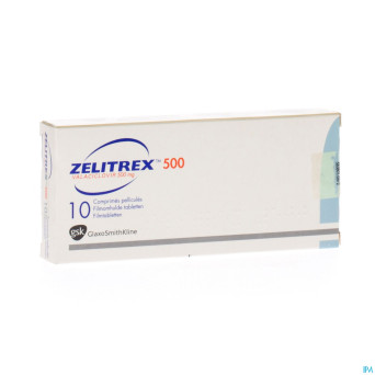 Zelitrex 500 tabl  10x500mg