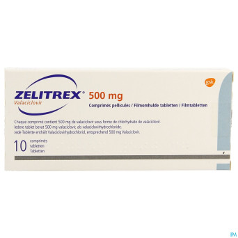 Zelitrex 500 tabl  10x500mg
