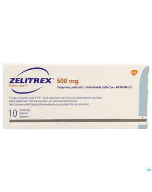 Zelitrex 500 tabl  10x500mg