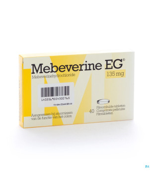 Mebeverine eg 135 mg comp pell 40 x 135 mg