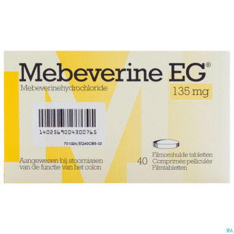 Mebeverine eg 135 mg comp pell 40 x 135 mg