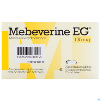 Mebeverine eg 135 mg comp pell 40 x 135 mg
