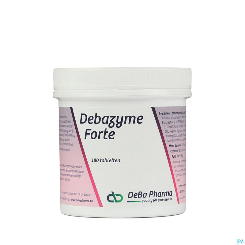 Deba-zyme forte    comp 180    deba