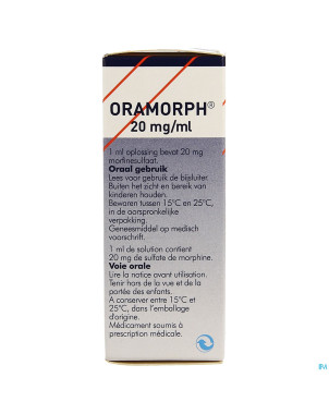 Oramorph 20 mg/ml sol orale concentree 20 ml