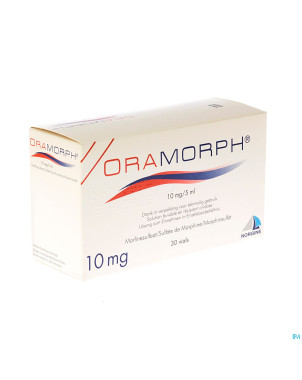 Oramorph 10 mg/5 ml sol orale unidose 30 vials