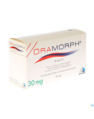 Oramorph 30 mg/5 ml sol orale unidose 30 vials